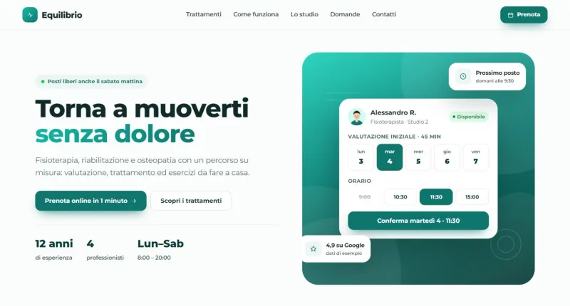 Pagina iniziale
